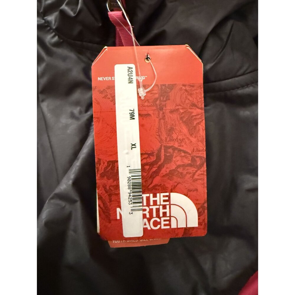 NWT The North Face Girls Kickin It Full Zip Hoodie Pink Size XL [jb] - Picture 5 of 8